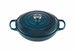 Faitout en fonte émaillée 30 cm Deep Teal avec Intérieur Sable