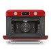 Four combiné cuisson traditionnelle & cuisson vapeur Rouge