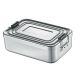 Lunchbox "La gamelle" en aluminium & couvercle avec joint en silicone 23x15x7 cm