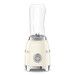 Mini Blender avec 2 bouteilles de 600 ml Vintage Années 50 Crème