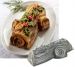 Moule à gâteaux en fonte d'aluminium argenté Bûche de Noël