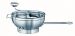 Moulin à légumes en acier inoxydable avec deux poignées ø 22 cm & 2 grilles (1 &