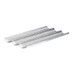 Plaque 3 baguettes inox perfore