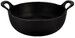 Plat Balti En fonte émaillée 24 cm Noir Mat