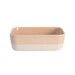 Plat M Cantine Rose Buvard 21,5*15cm / H6,5 cm