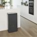 Poubelle de tri sélectif Totem Intelligent Waste 60 litres noire anthracite