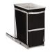 Poubelle rectangulaire coulissante Simple Human 30 L (Sac K)