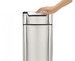 Poubelle Simplehuman rectangulaire profonde inox 40 L. Easy touch-bar
