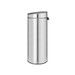 Poubelle TOUCH BIN Ronde 30 L Inox Brossé
