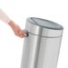 Poubelle TOUCH BIN Ronde 30 L Inox Brossé