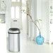 Poubelle TOUCH BIN Ronde 60 L acier inox brossé anti taches