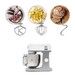 Robot pâtissier kMix 1000W bol inox 5L Collection Blanc