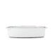 Set de 3 caractere plat rect. oblong 19x13cm blanc cumulus