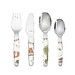 Set 4 couverts de table en inox pour enfant 'Amis de la forêt'
