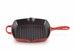 Skillet Gril en fonte émaillée Carré 26 cm Cerise