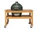 Table en bois éxotique pour le Big Green Egg XLarge