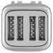 Toaster 4TR. manuel Acier inoxydable
