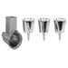 Tranchoir et Râpe à 4 cylindres pour robot sur socle SMF02 / SMF03 / SMF14