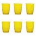Set de 6 Verres à eau en verre 300 ml Jaune Lime