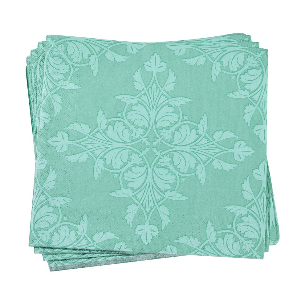 Bavoirs Pour Patients Dentaires House Brand - Format 13x18 Cm, 3+1 Plis, Couleur Aqua, Paquet De 500