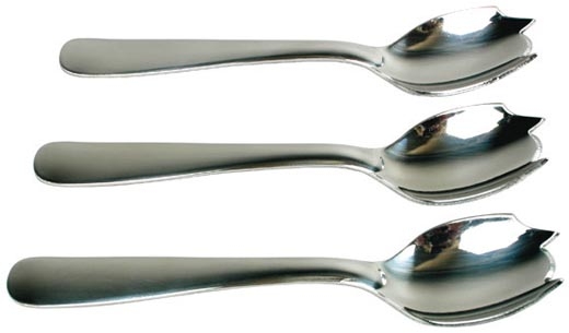 Cuillères à Kiwi 2-en-1 - Lot De 6 - Plastique Alimentaire - Pour Découper Et Manger Facilement