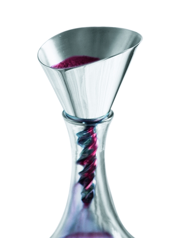 Entonnoir Aérateur De Vin En étain - Décanteur Vintage