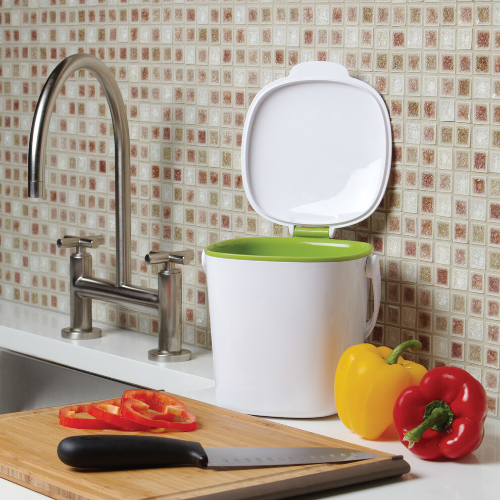 Bac à Compost de Cuisine Blanc 2,8 L OX1596000 OXO Francis BATT