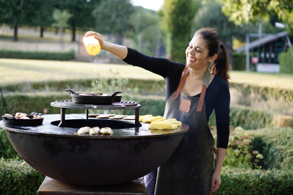 Brasero plancha barbecue Quoco XX Large Anneau de 130 cm Grille Barbecue pour brasero Quoco Large GRILLL GRILLL