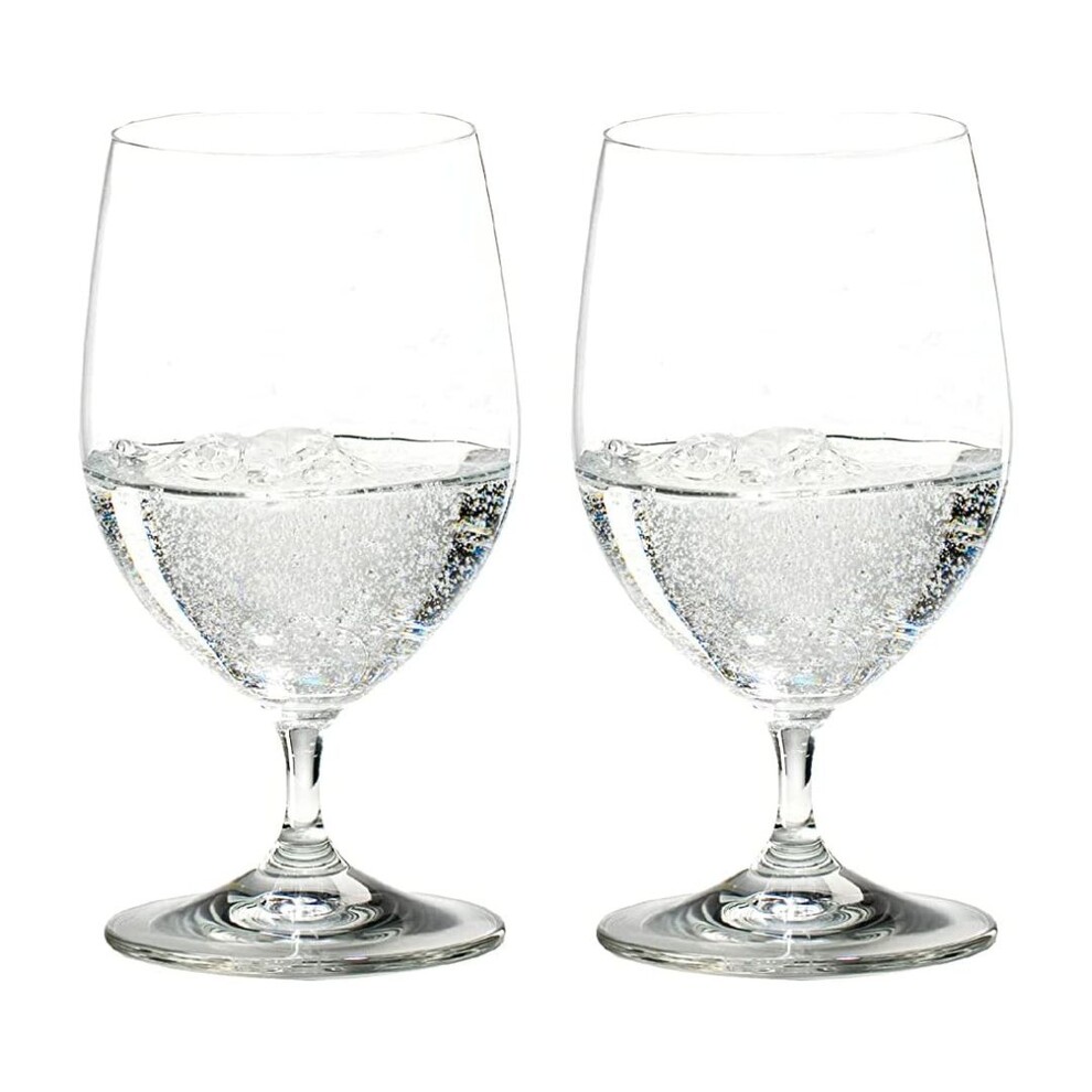 Boite de 2 verres à eau en cristallin sur pied court Water Glass
