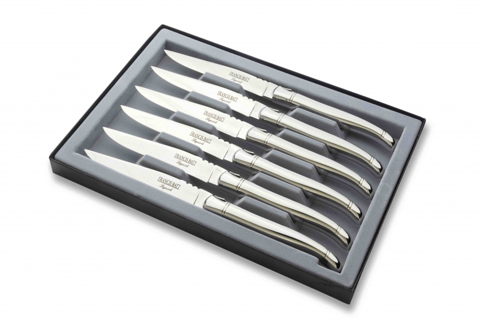 Coffret de 6 couteaux de table (Inox massif) (2) - Couteaux de table et de  cuisine (7191303)
