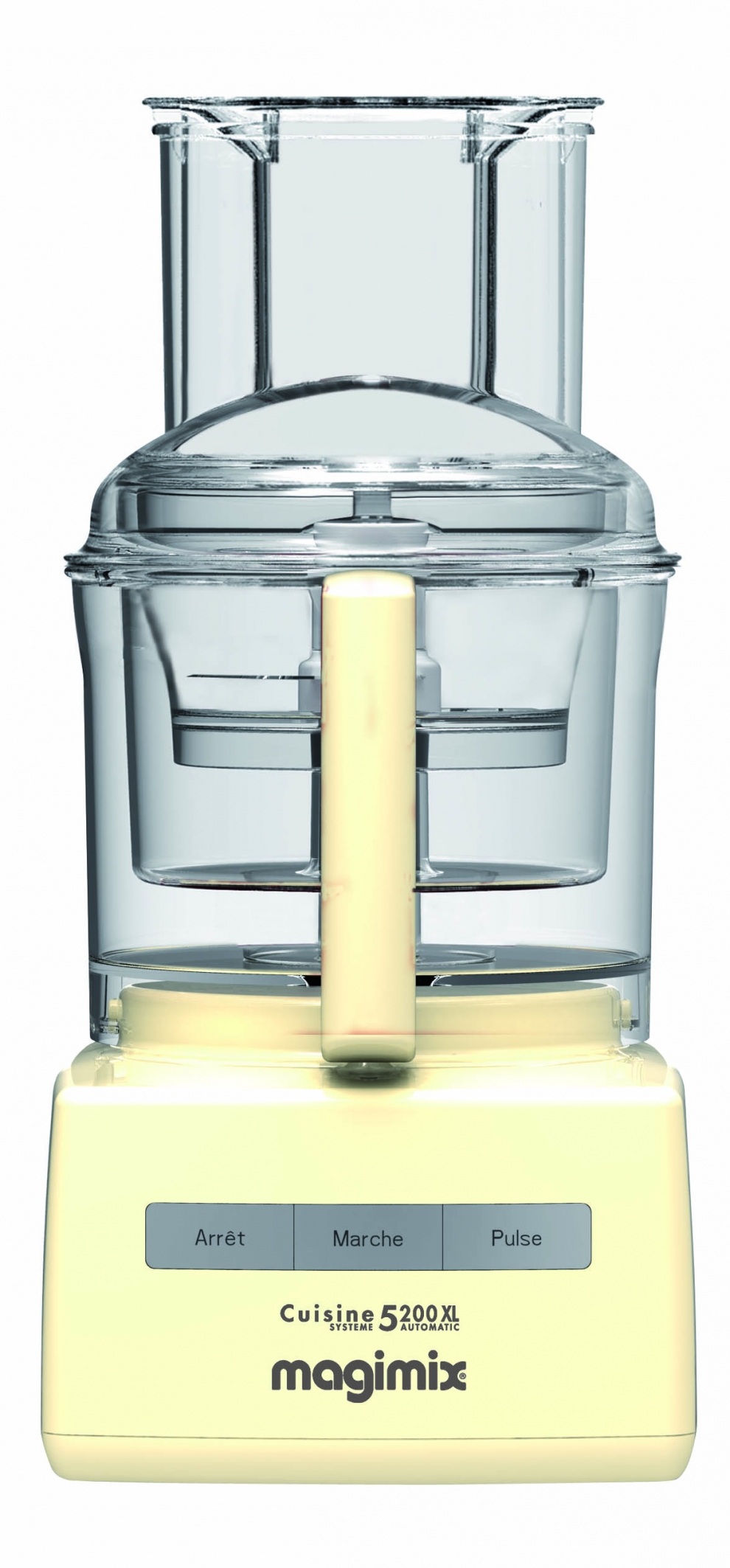 Coffret Premium Magimix Robot 5200 XL ivoire avec batteur, 2 éminceurs