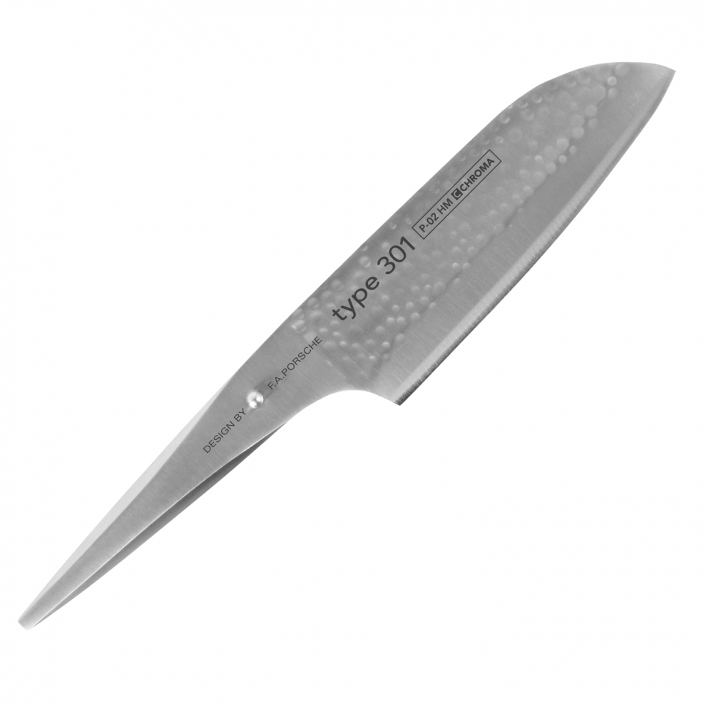 Couteau Santoku 17.8 cm Martelé TYPE 301 DESIGN BY F.A. PORSCHE