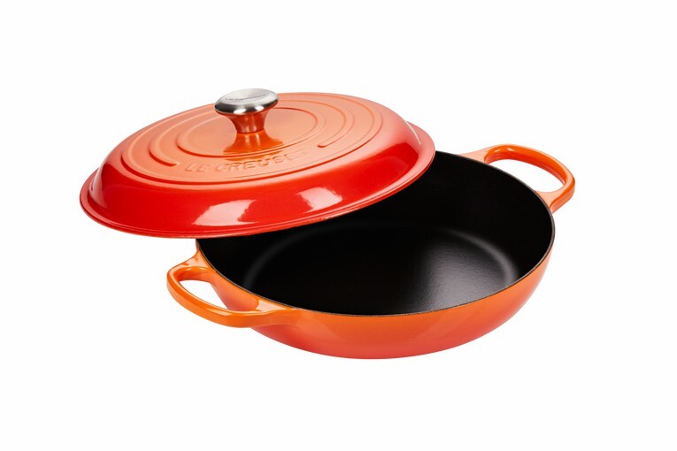 Faitout Wok en fonte émaillée Valira Made in Spain Vintage XXe