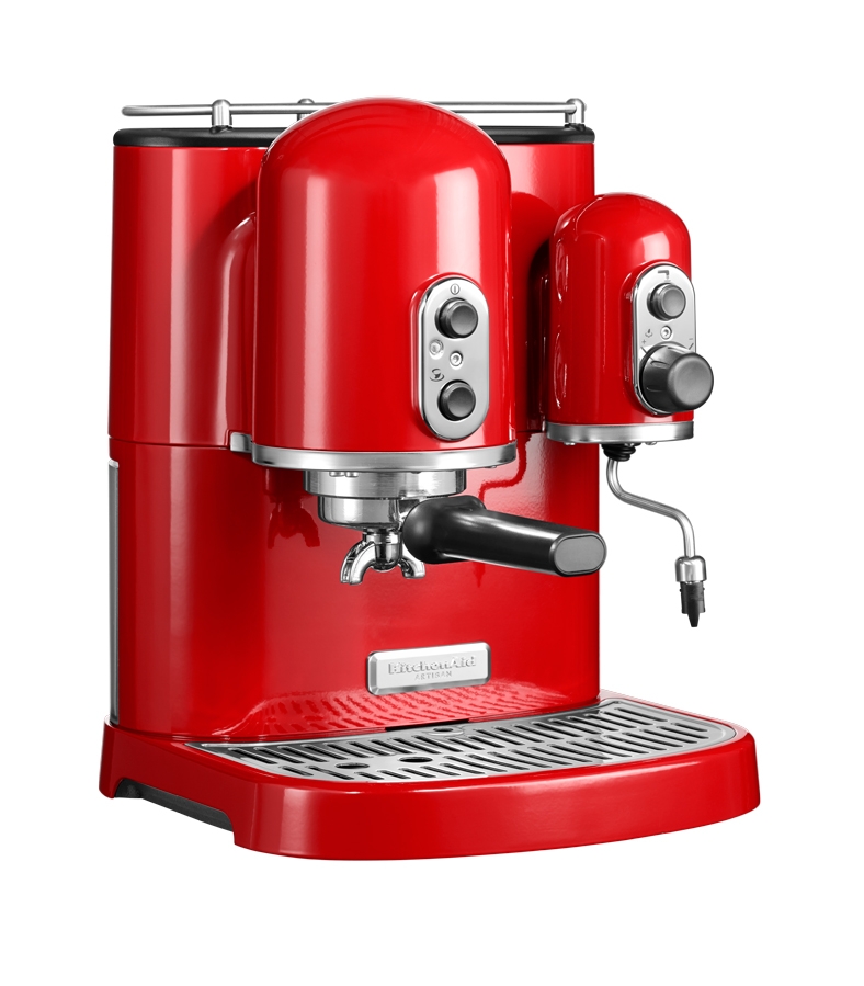 Machine  caf   espresso KitchenAid  Artisan rouge empire 