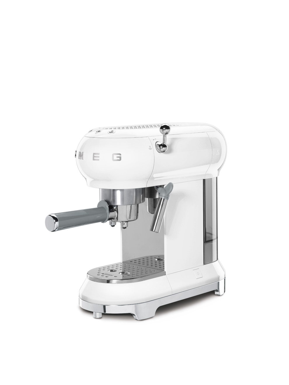 Machine à café Expresso Vintage Années 50 Blanc ECF01WHEU SMEG Francis BATT