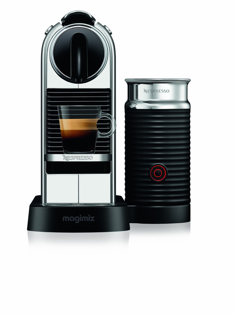 Machine à Capsules Nespresso Chromée Citiz & Milk