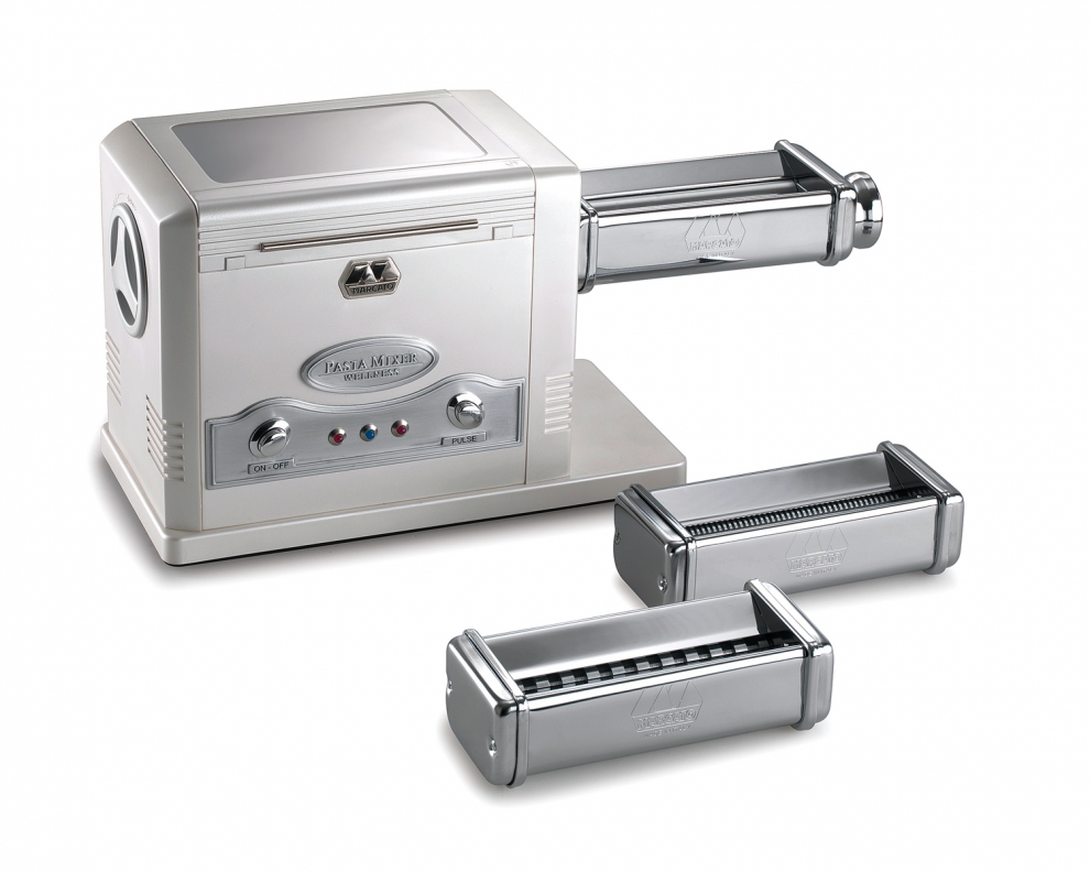 MARCATO Machine à pâtes électrique, pétrin Pasta Mixer et 3
