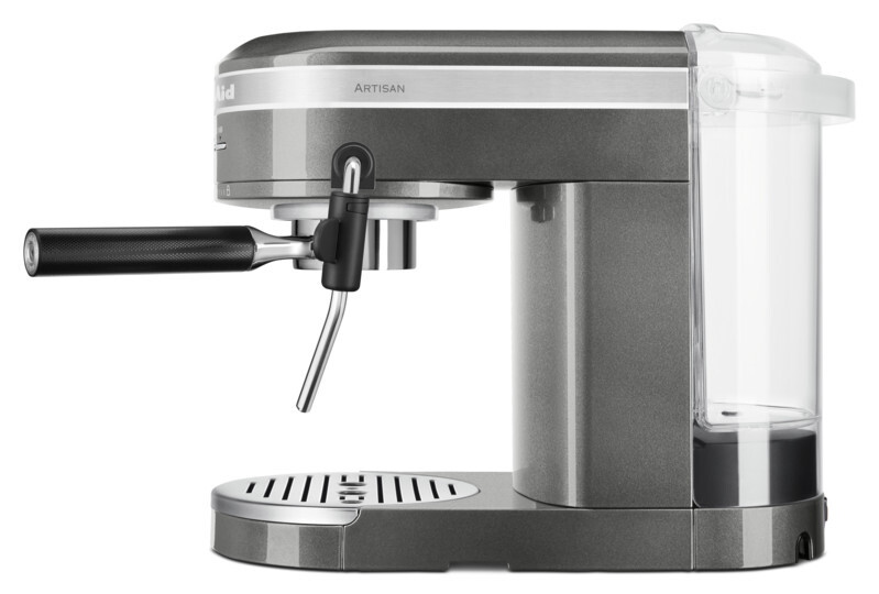 Machine à Espresso KitchenAid Artisan - Gris Étain - Professionnelle Avec Porte-filtre 58mm