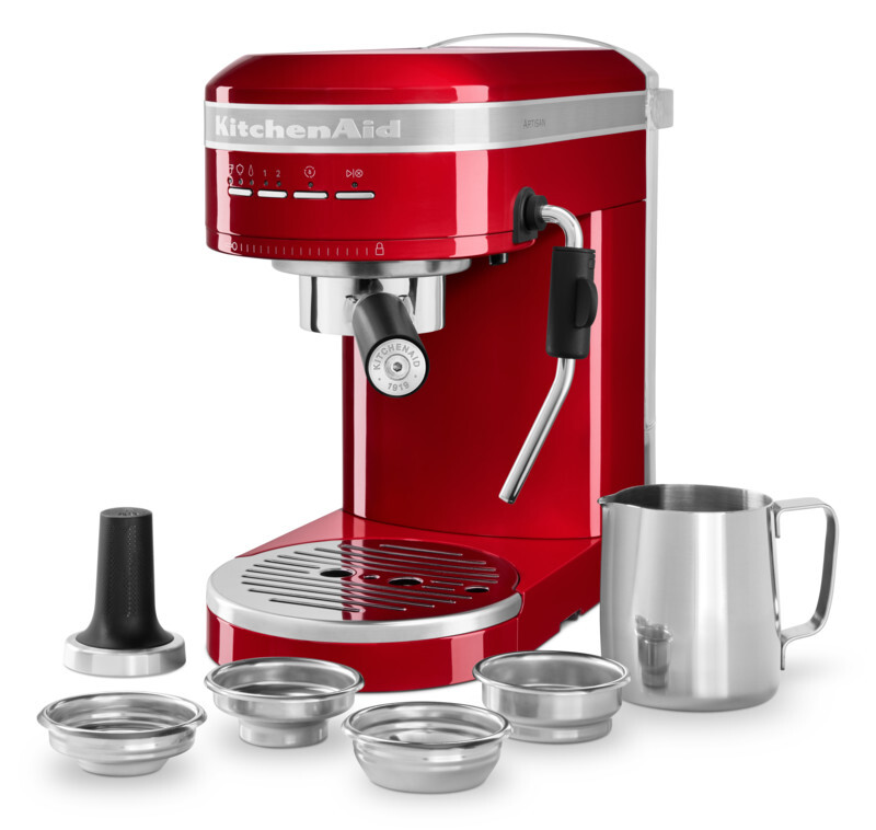 Machine Espresso Artisan Rouge Empire - 5KES6503EER - KITCHENAID ...