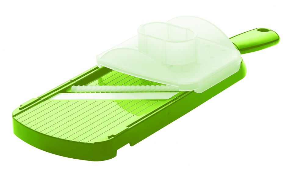 Mandoline julienne avec protège doigts lame vert 27,7 x 9,2cm CSN
