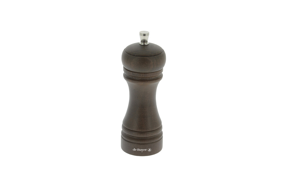 Moulin à Poivre MARLUX Java 45 - Hêtre Foncé - Broyeur Acier - 14cm