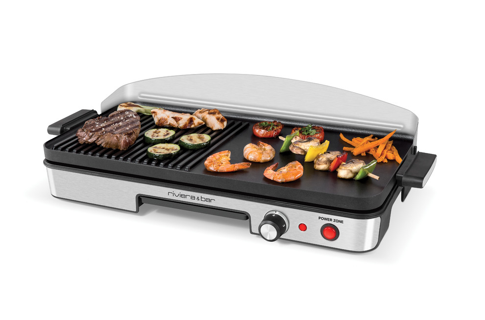 Plancha gril Power Zone QPL370 QPL370 RIVIERA & BAR Barbecue Plancha Gril | Axtem