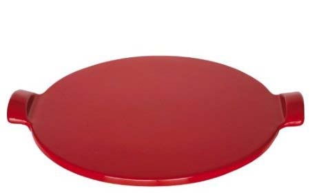 Plat à Gâteau Rond Emile Henry - Rouge Céramique - 24 Cm - Neuf