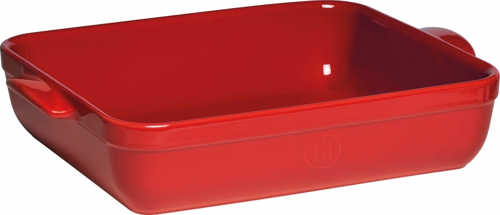 Plat rectangulaire à lasagnes rouge Grand Cru 42 x 28 cm