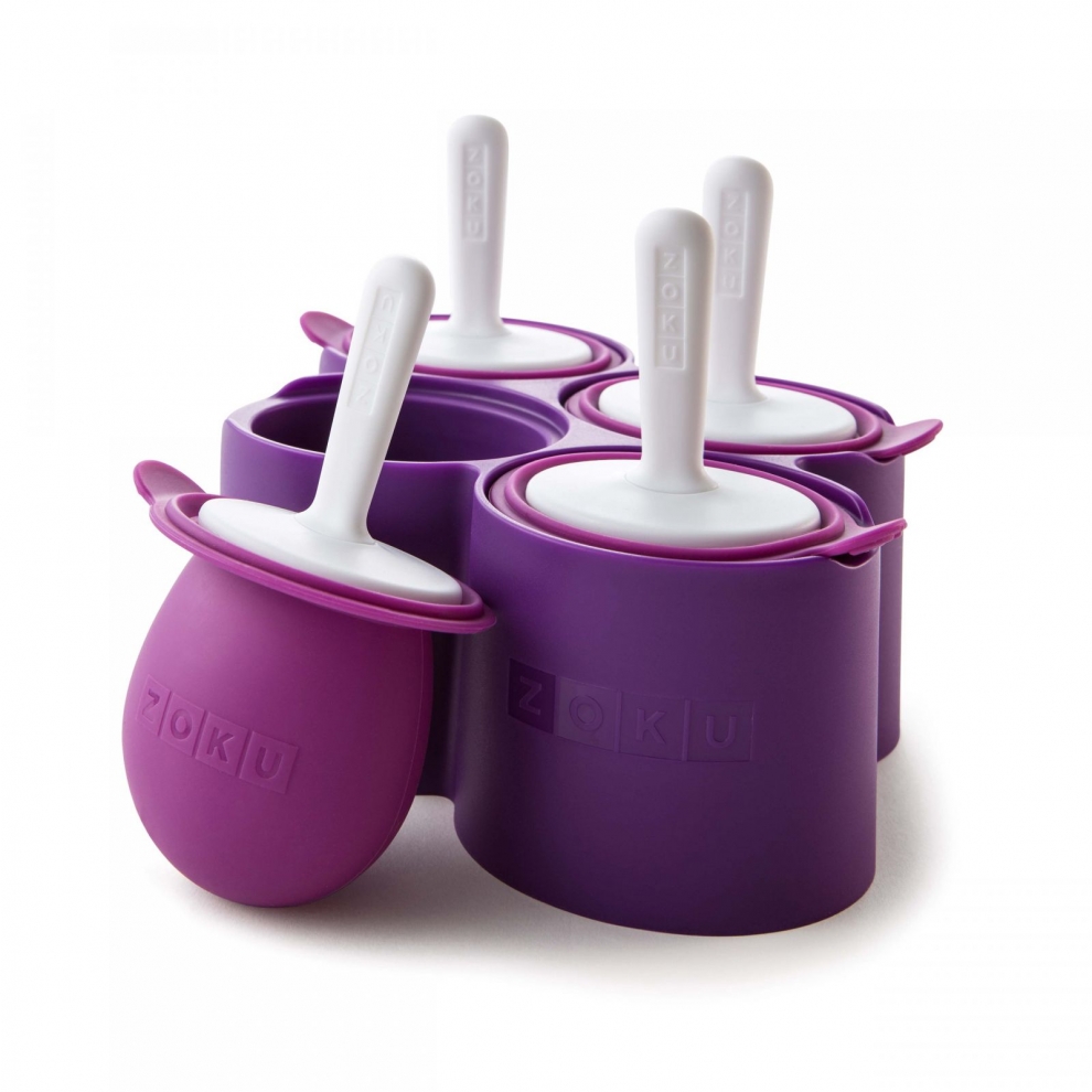 Moule à Glaces Zoku En Forme De Hibou - 45 Ml - Pour Sorbets Maison Faciles - Plastique Violet