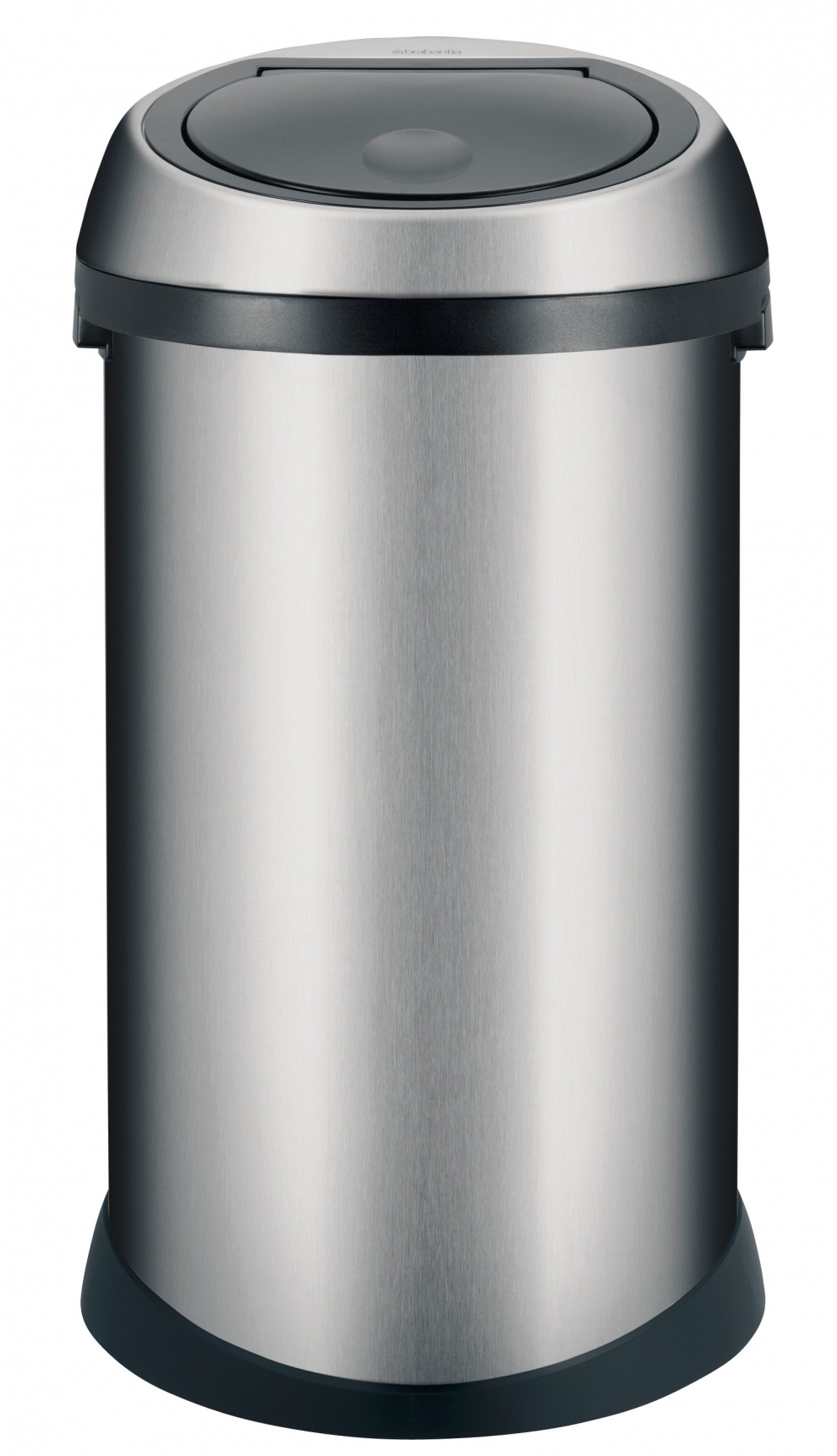 Poubelle touch bin 50 l 'Matclean' inox brosse anti taches 378706