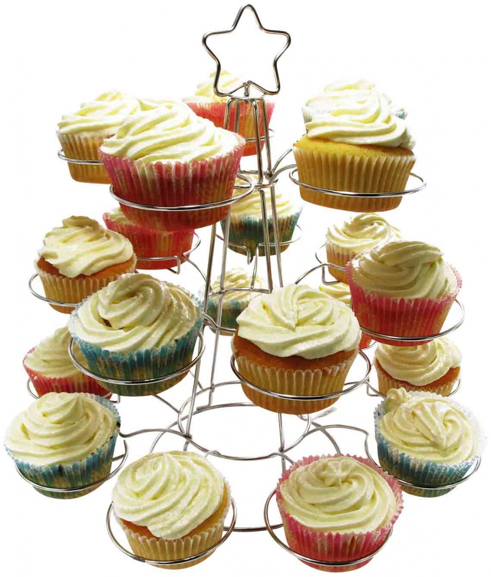 Présentoir 21 Cupcakes Fil inox 1866 FRANCIS BATT Francis BATT