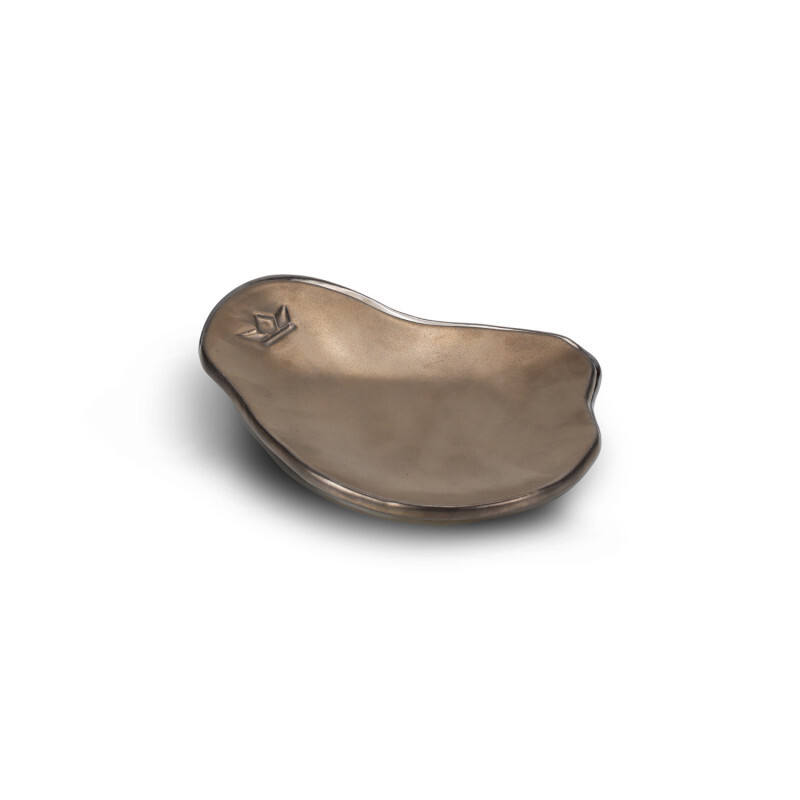 Repose-cuillère En Céramique ANATTASOUL - Lot De 2, 9x8,5 Cm, Design Fleurs Et Papillons, Pour Cuillères Et Spatules
