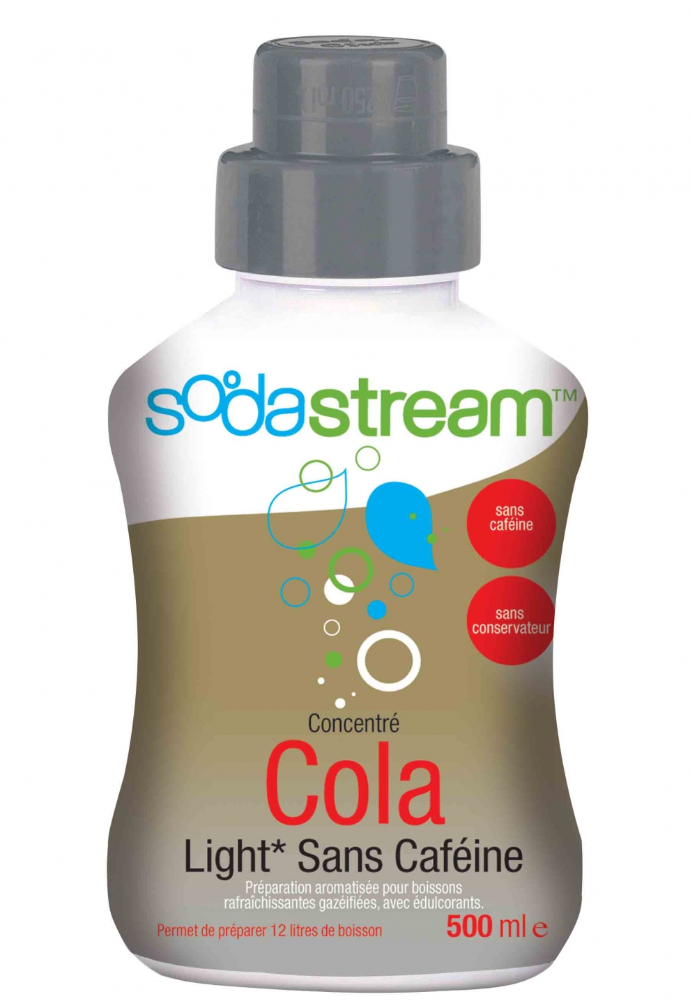 Sirop concentré cola light sans caféine 500ml - 30038040 - SODASTREAM