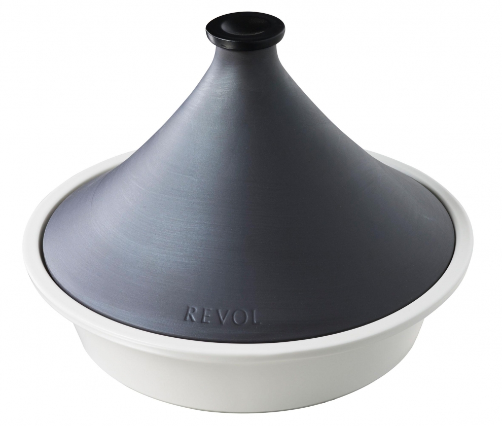 Royal Swiss Tajine Cuisson 38cm Noir & Or - Compatible Induction, Couvercle Porcelaine